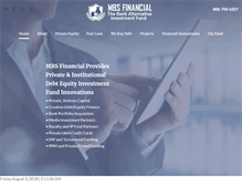 Tablet Screenshot of mbsfinancial.com